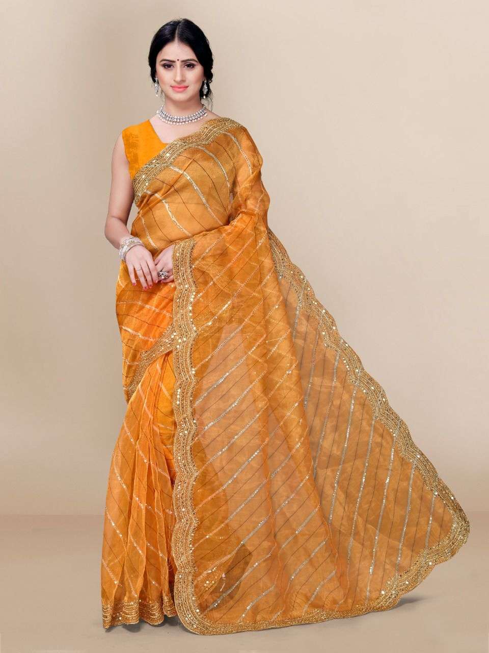 Clemira Soft Organza SAREE WITH EMBROIDERY WORK SAREES