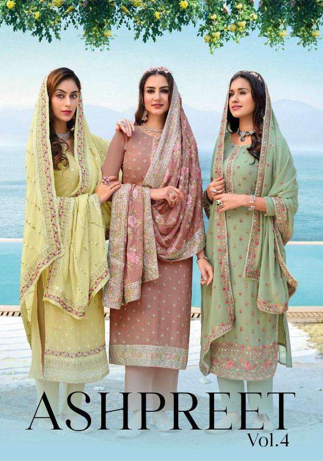 eba ashpreet vol 4 exclusive embroidery designer salwar kameez
