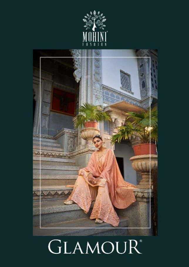 glamour vol 113 by mohini georgette sharara style fancy salwar kameez