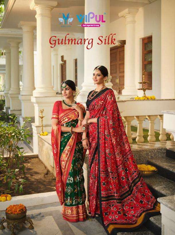 gulmarg silk by vipul traditional wear fancy saree wholesaler