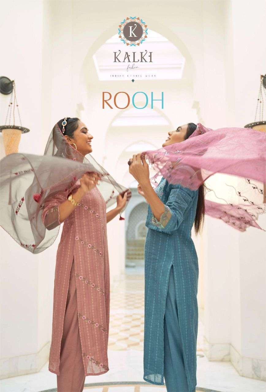 K fashion launch rooh cotton designer fancy suits