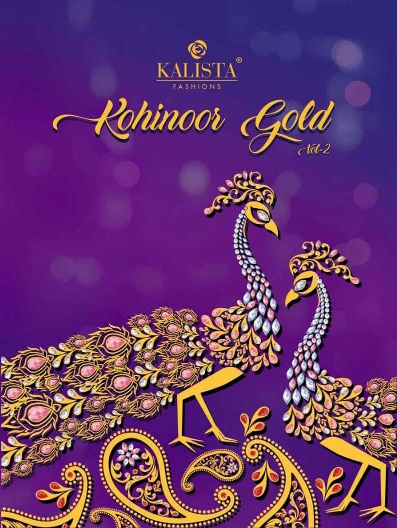 kohinoor gold vol 2 by kalista exclusive culcutta work designer saree