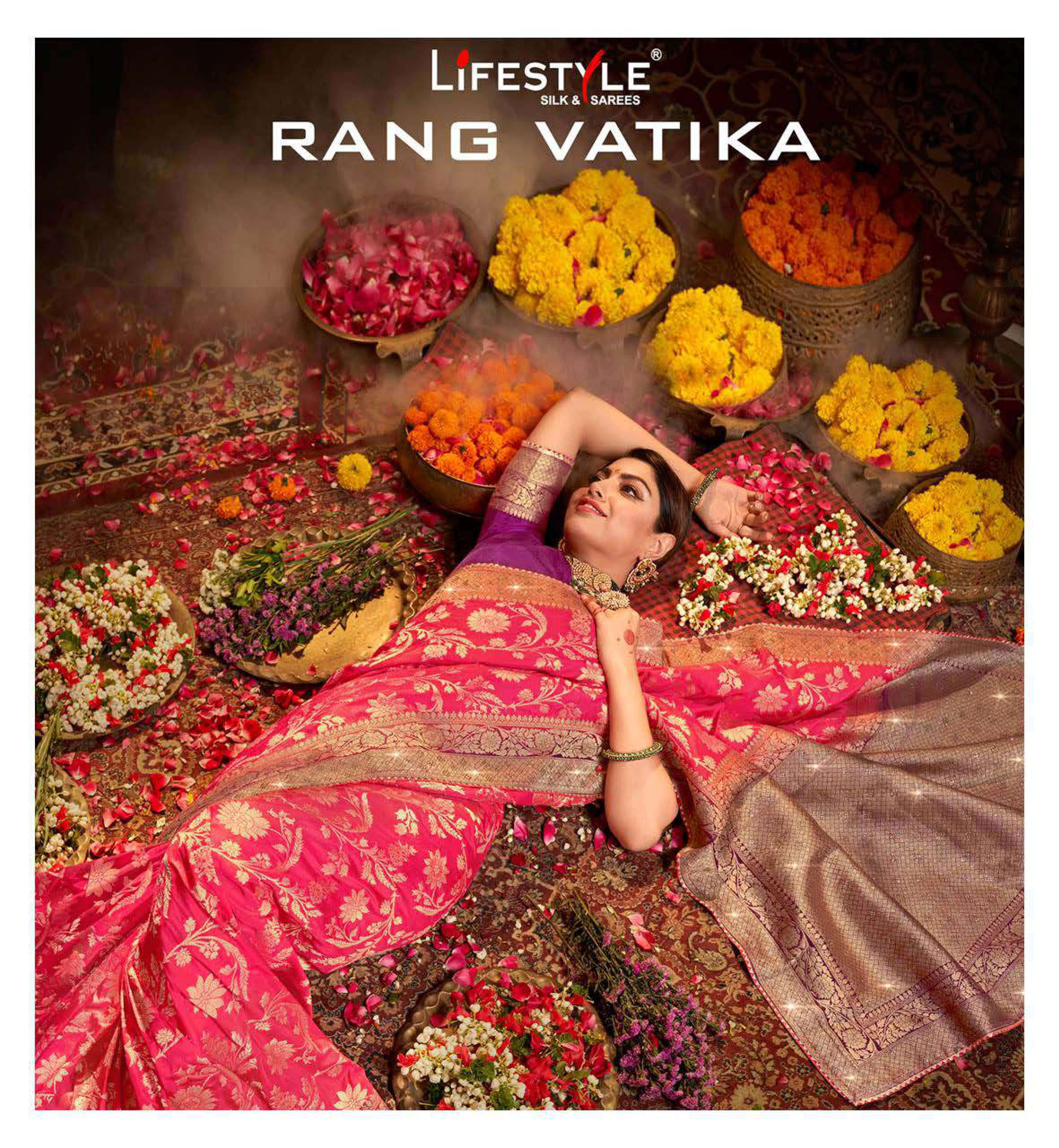 lifestyle rang vatika dola silk sarees wholesaler 
