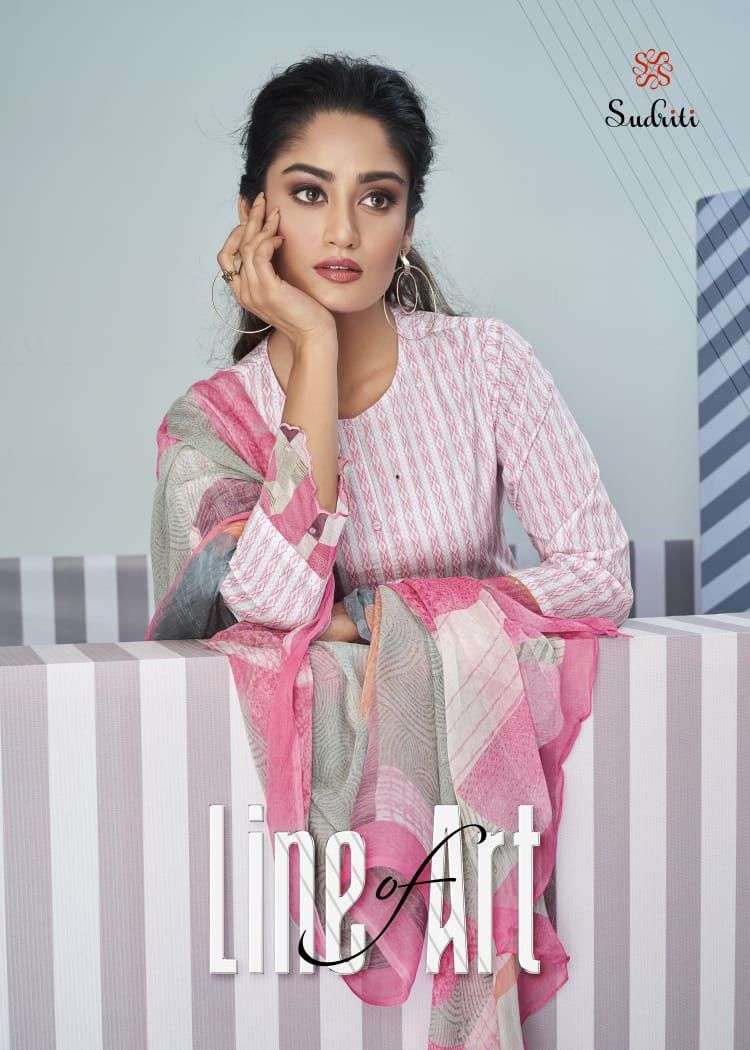 line of art by sudriti cotton summer wear fancy dresses