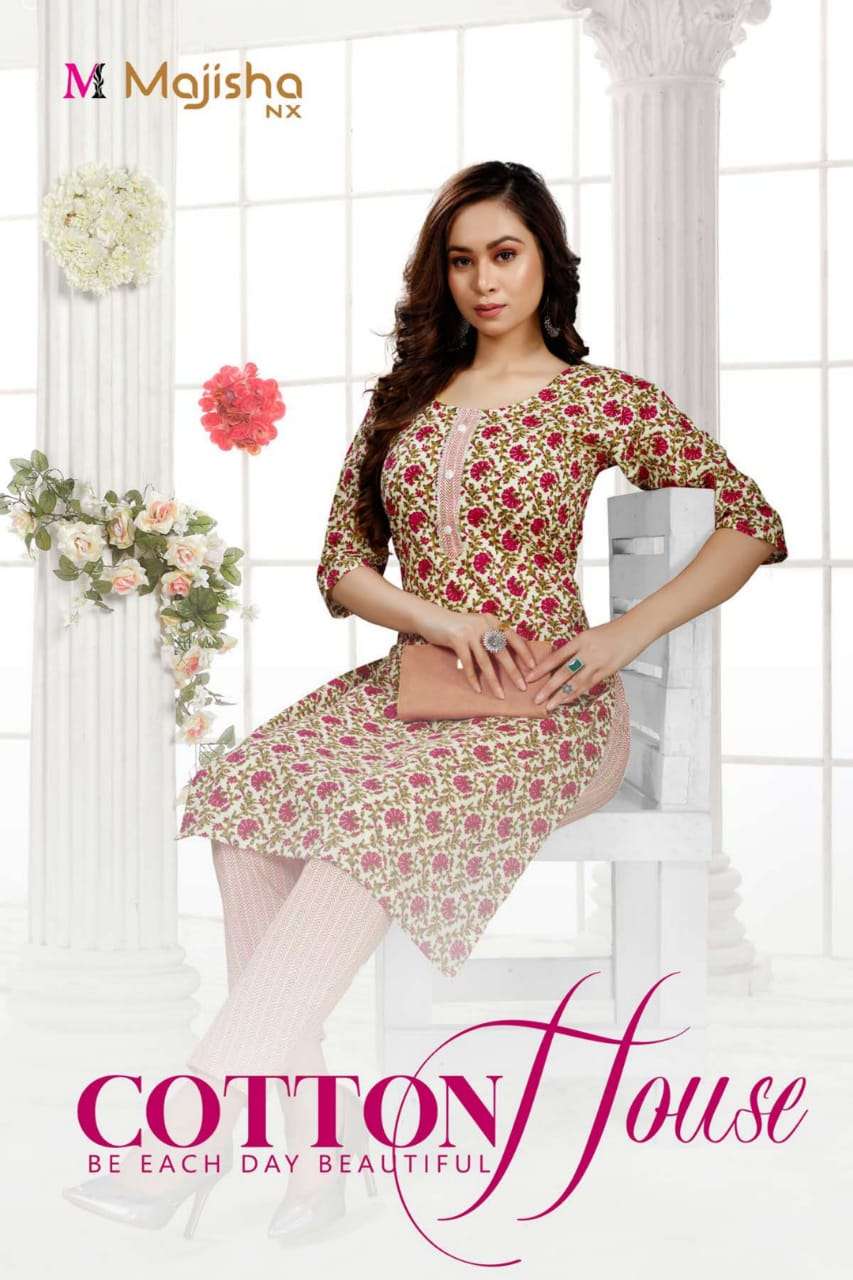 majisha nx cotton house vol 1 daily wear kurti with pant supplier