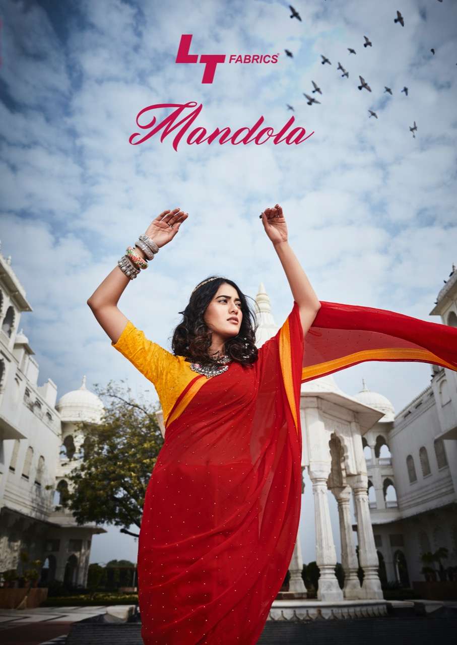 mandola by lt fashion viscose chiffon designer fancy saree
