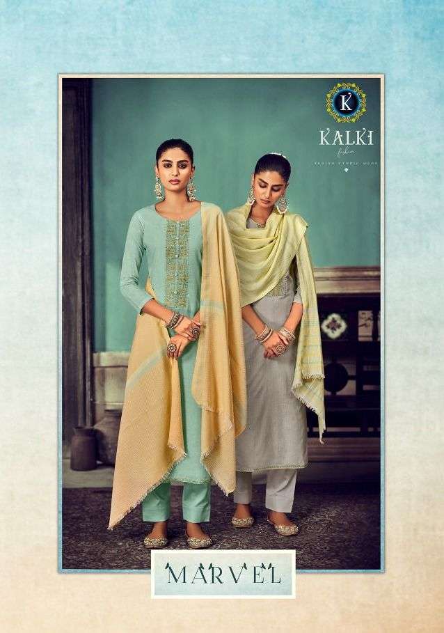 marvel by kalki trendz cotton summer special designer suits