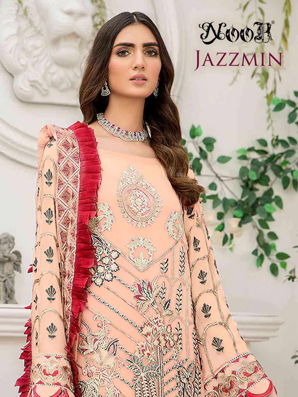 noor jazzmin pakistani embroidery dresses online 