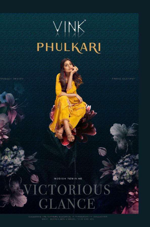 phulkari by vink readymade georgette handwork salwar kameez