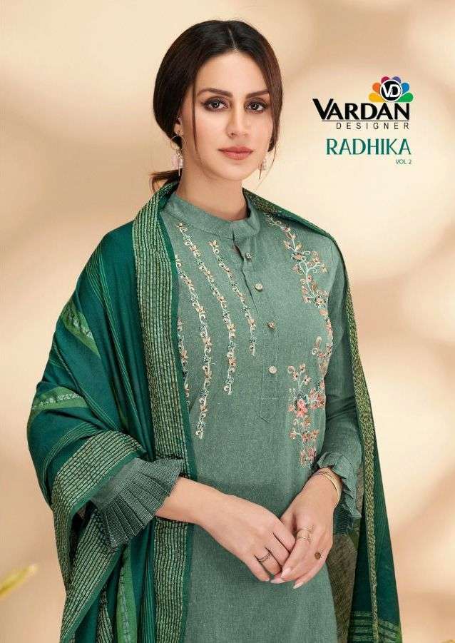 radhika vol 2 by vardan cotton readymade casual salwar kameez