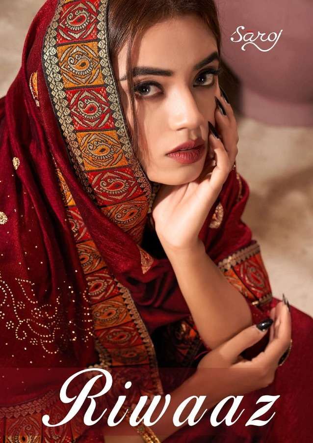 riwaaz by saroj vichitra silk embroidery fancy sarees