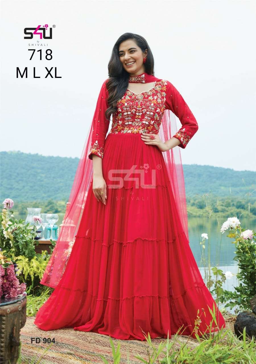 s4u 718 design combo set of party wear dresses collection 