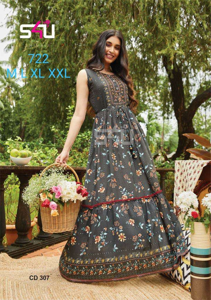 s4u 722 design combo set of party wear gown 