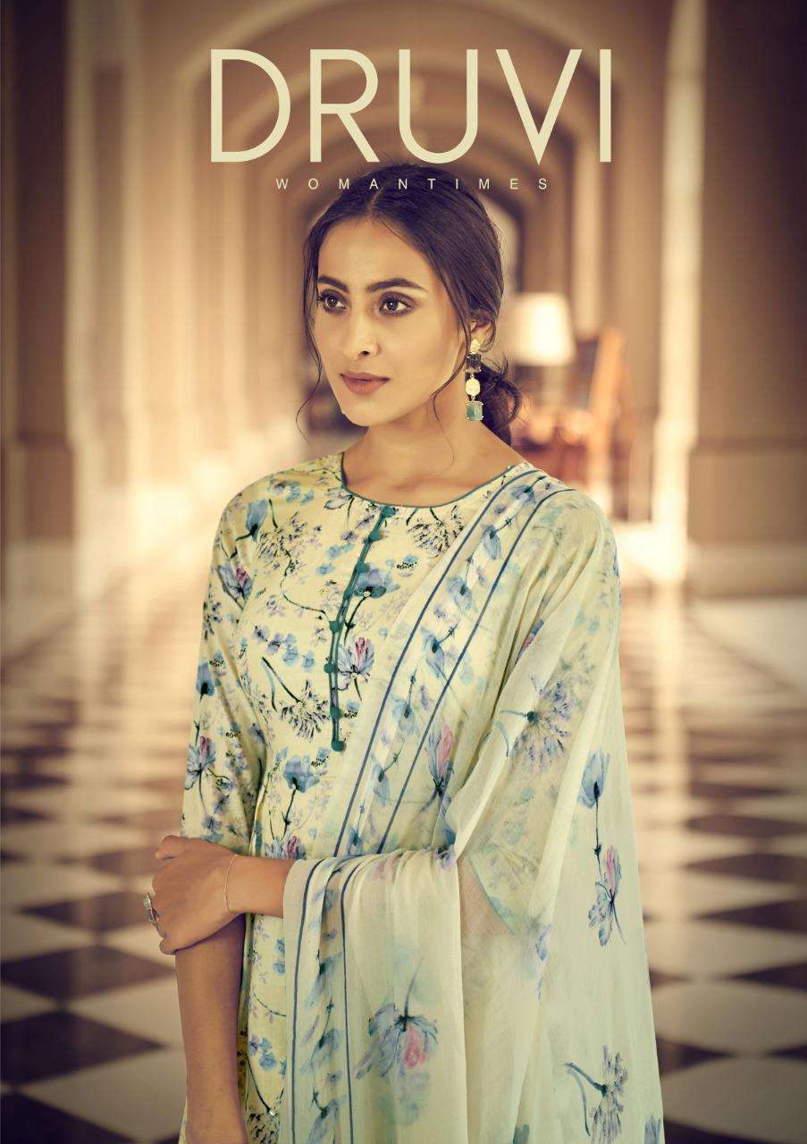 sargam druvi cotton khatli work fancy dress materials