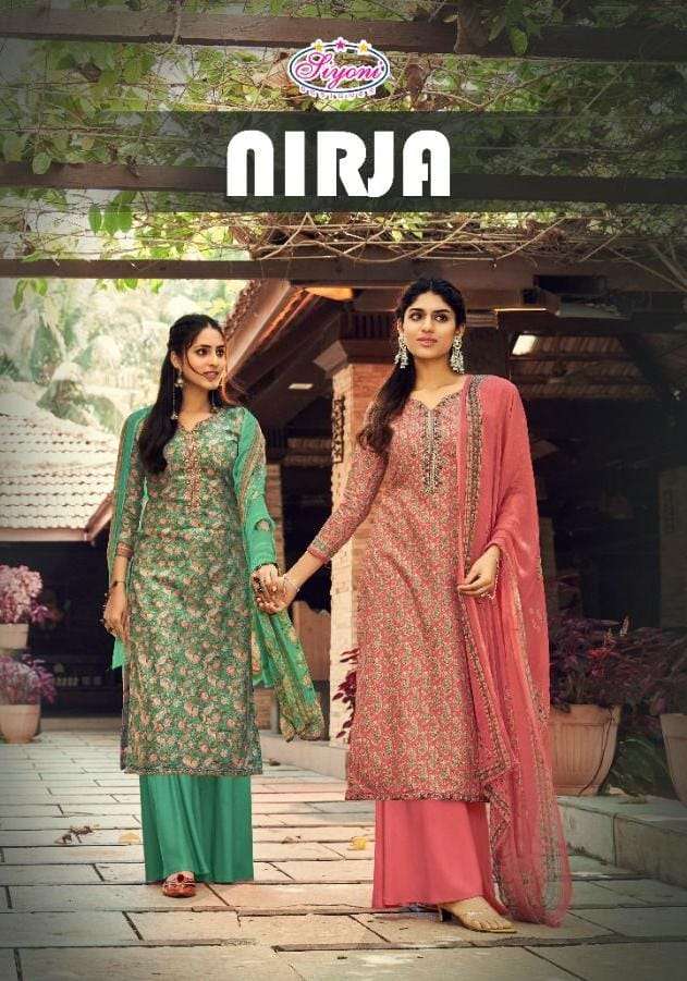 siyoni present nirja cotton designer salwar kameez
