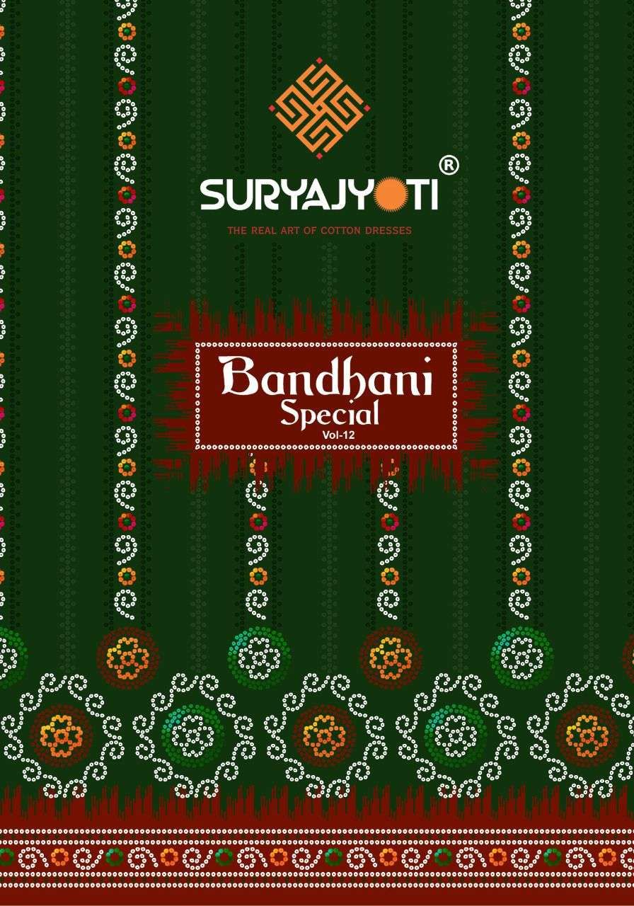 suryajyoti bandhani special vol 12 cotton suits 