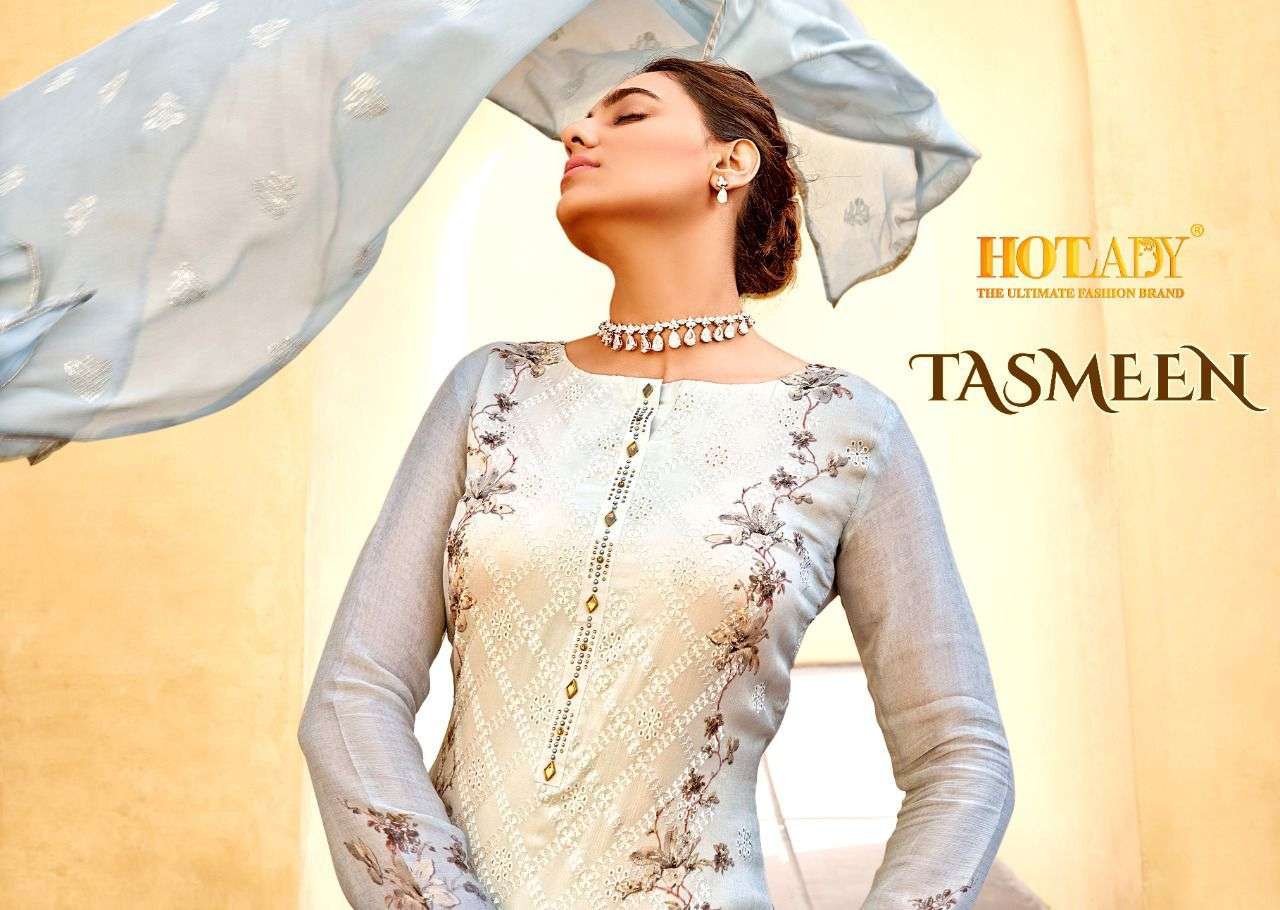 tasmeen by hotlady viscose chinon chiffon designer suits