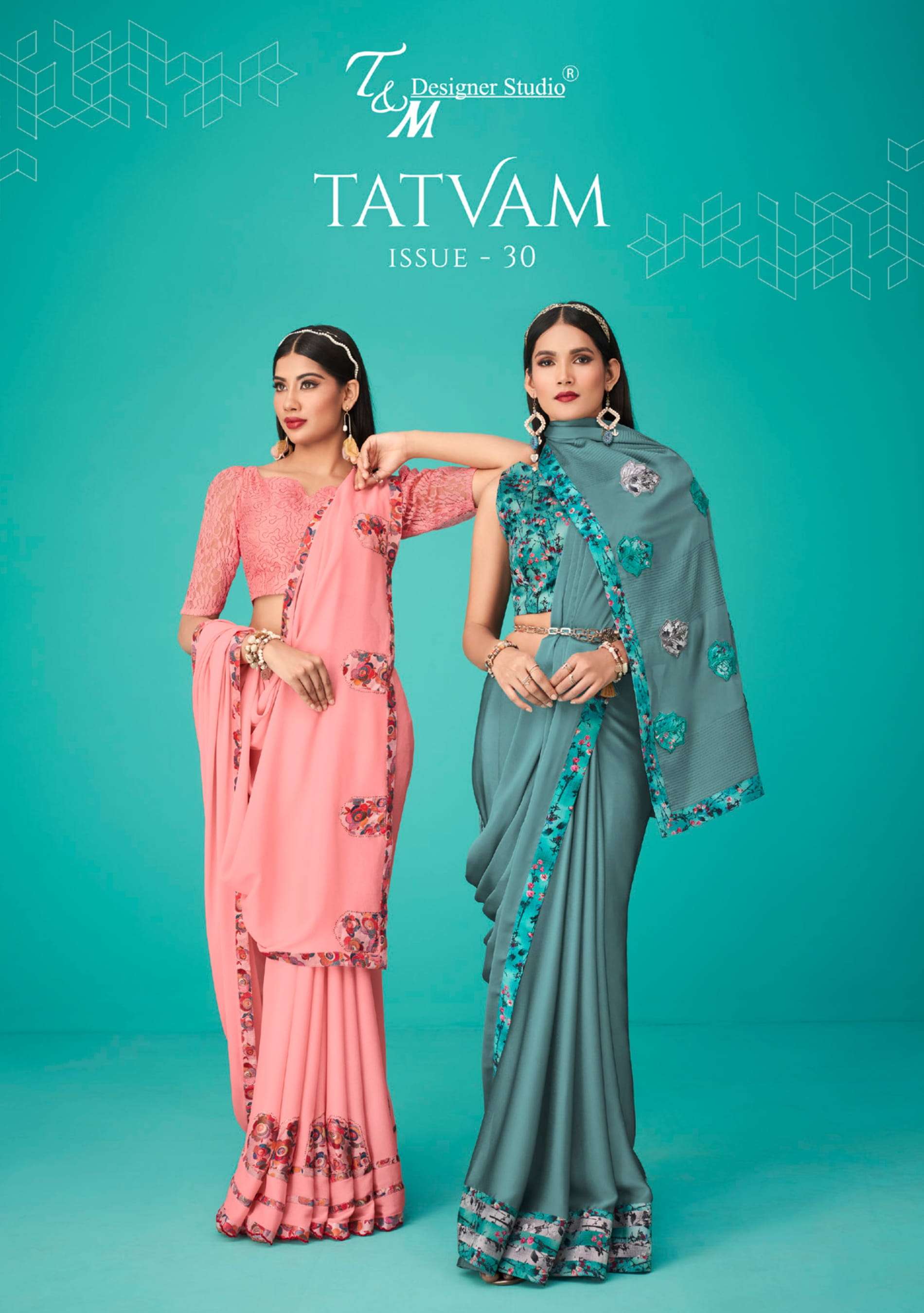 tatvam vol 30 by t & m designer exclusive saree design tatvam vol 30 3009-3022 series 