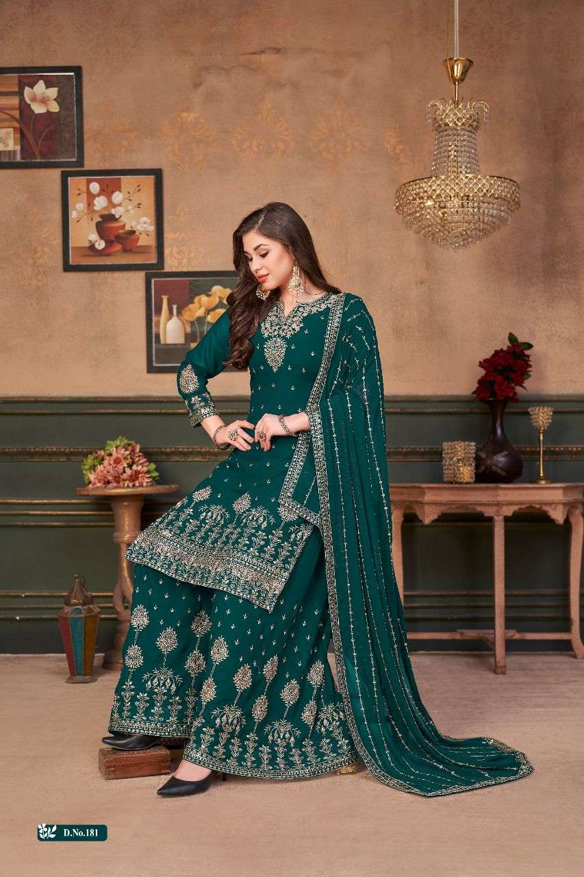 vaani vol 18 by dani creation georgette plazzo style pakistani suits