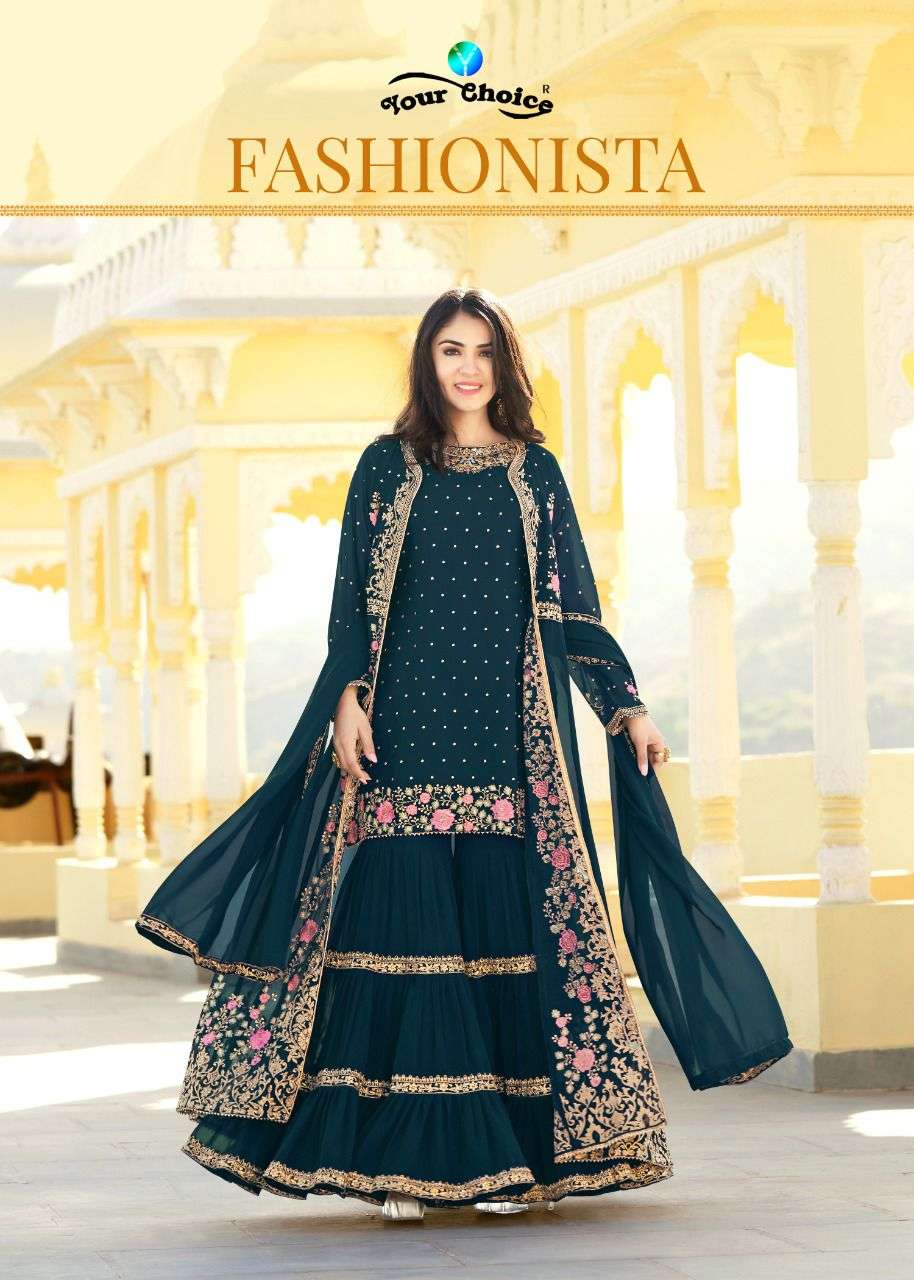 your choice fashionista garara style salwar kameez catalog 