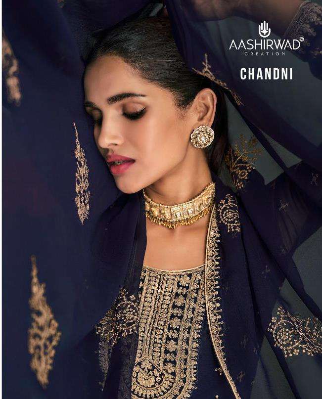 aashirwad creation chandni designer salwar kameez design 