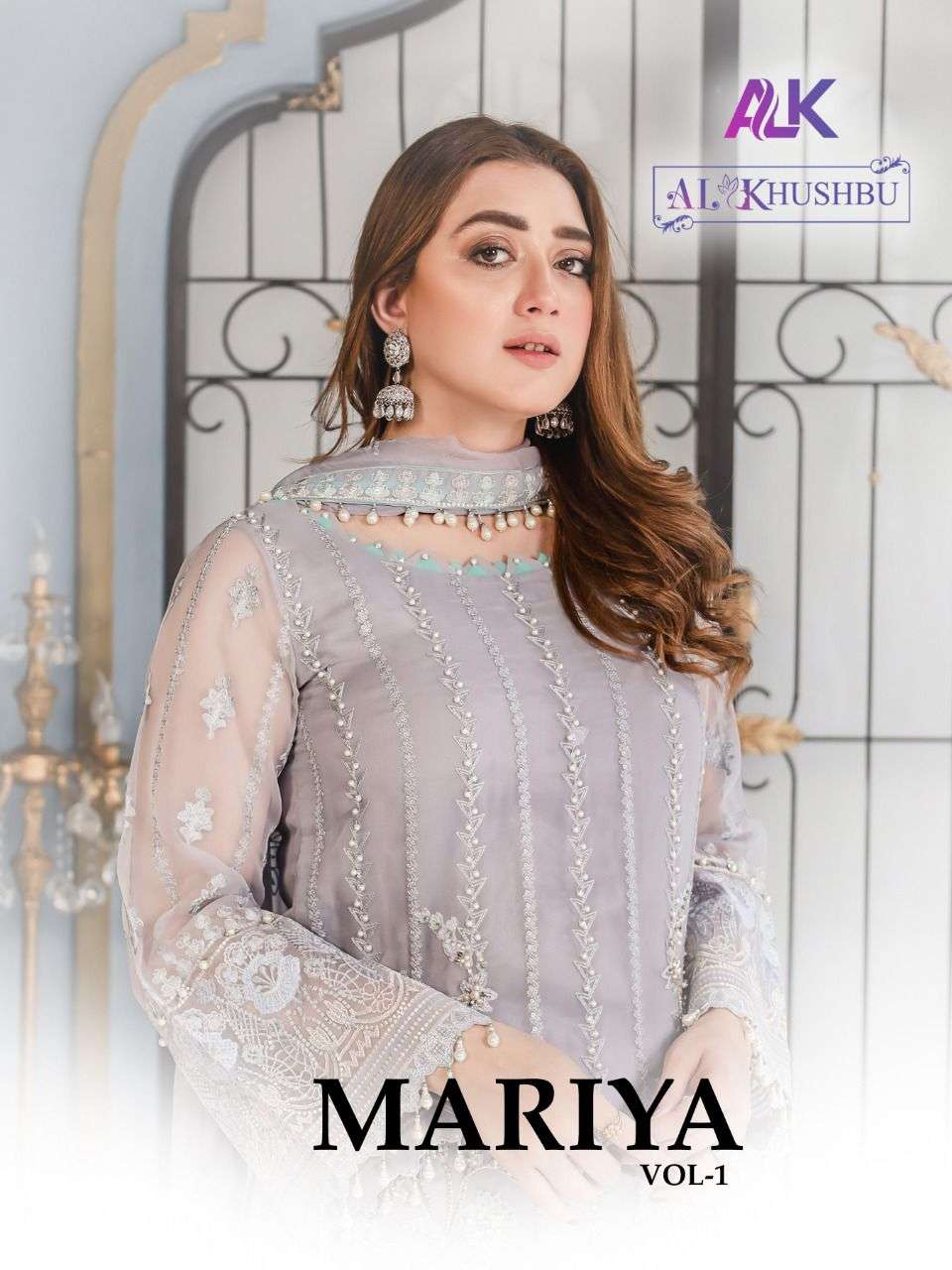 al khushbu mariya vol 1 heavy embroidery georgette dresses 