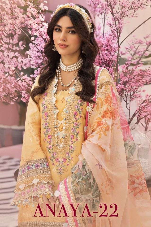 anaya 22 by deepsy cotton embroidery pakistani dresses