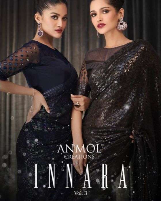 anmol 2301-2314 series innara vol 3 georgette party wear sarees