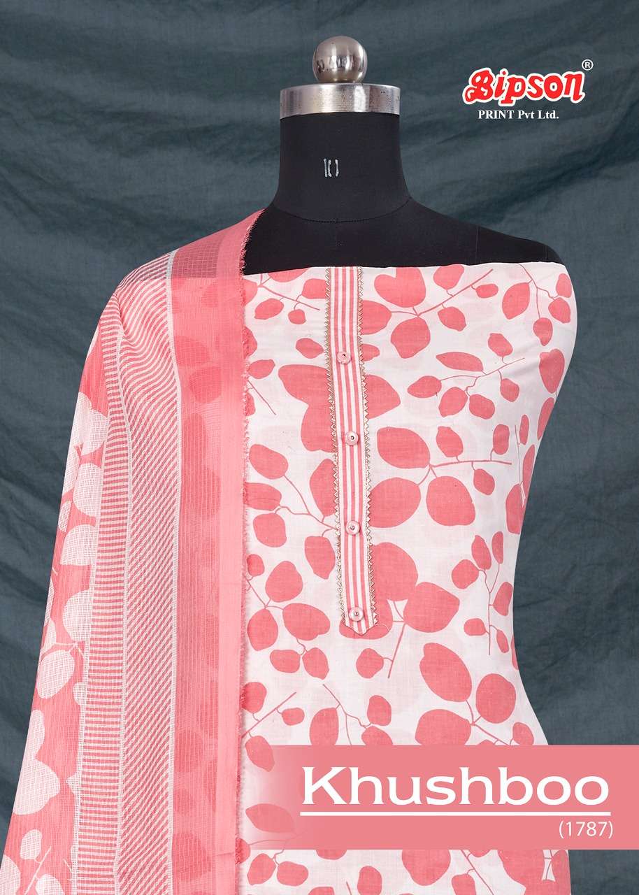 bipson khushboo 1787 cotton casual wear dress materials