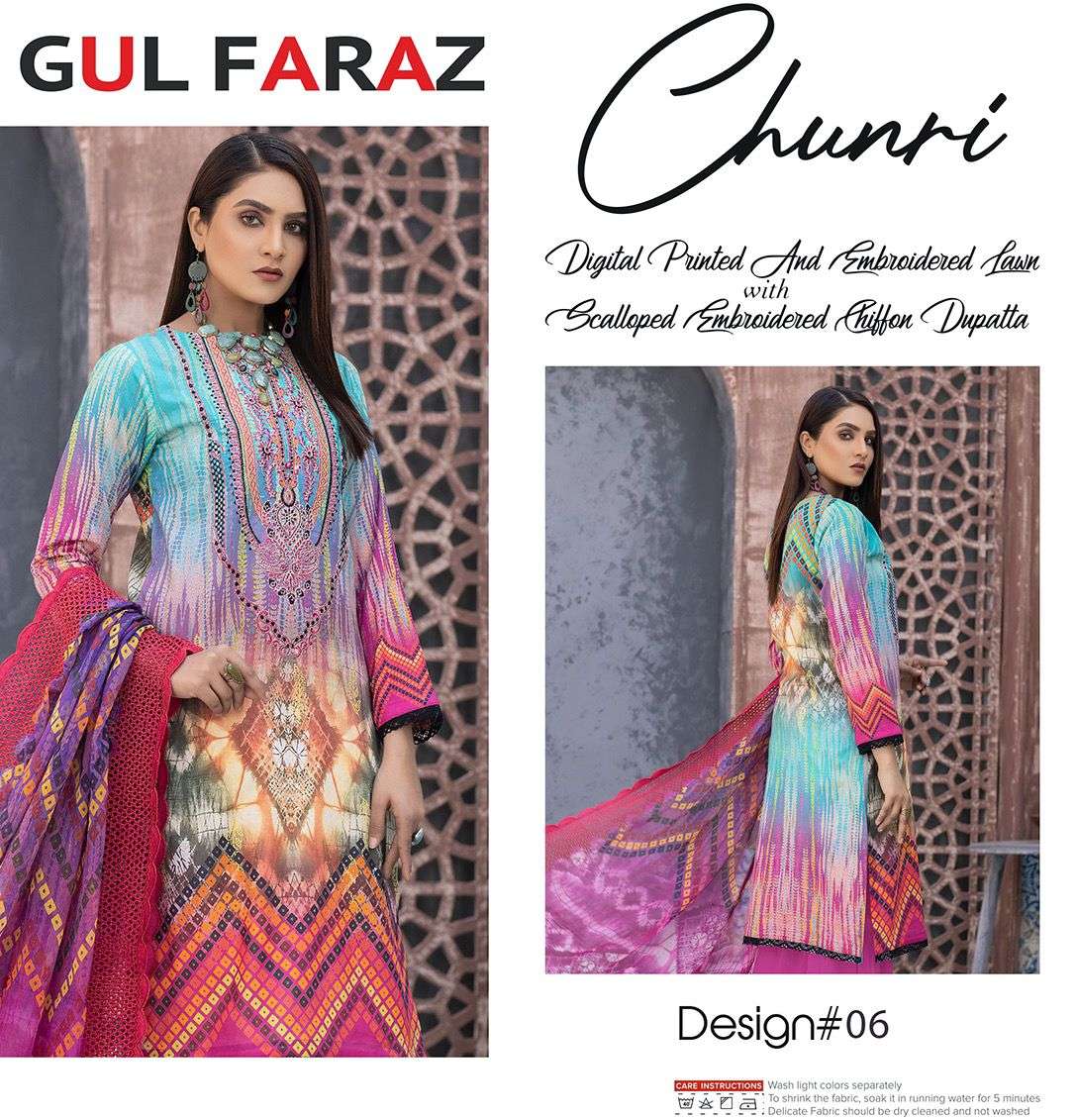 chunari by gul faraz muslin cotton pakistani dresses