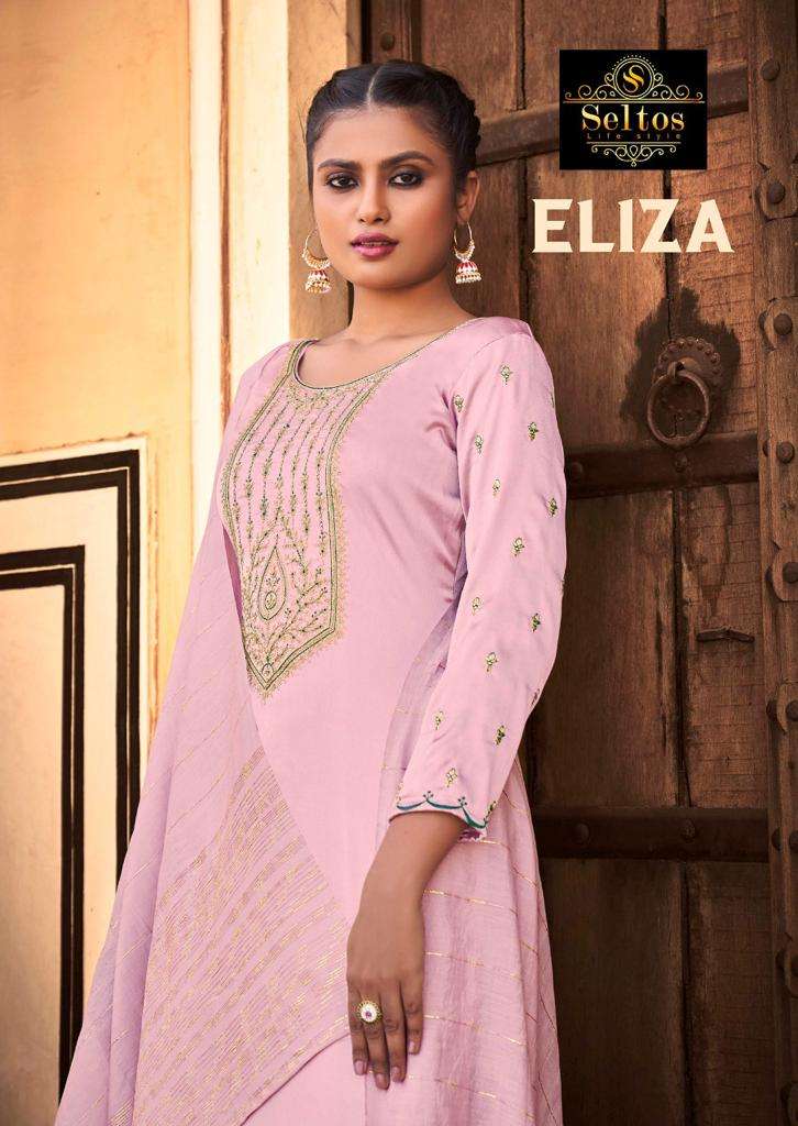 eliza by seltos lifestyle viscose cotton casual salwar kameez
