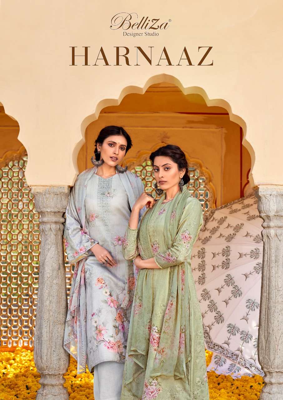 harnaaz by belliza jam cotton summer wear dress materials