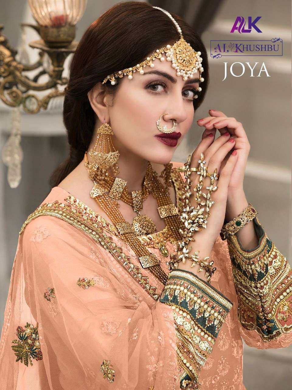 joya vol 1 by al khushbu georgette work fancy dresses