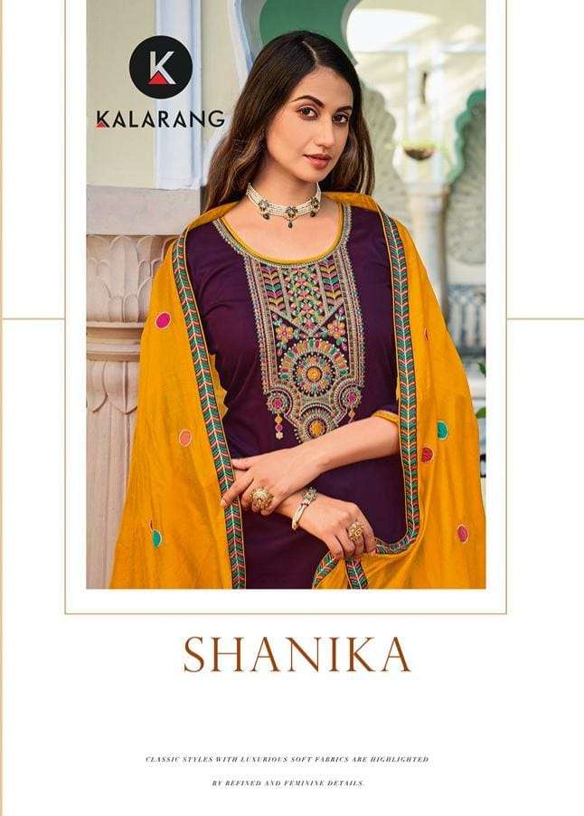 kalarang launch shanika parampara silk party wear salwar kameez