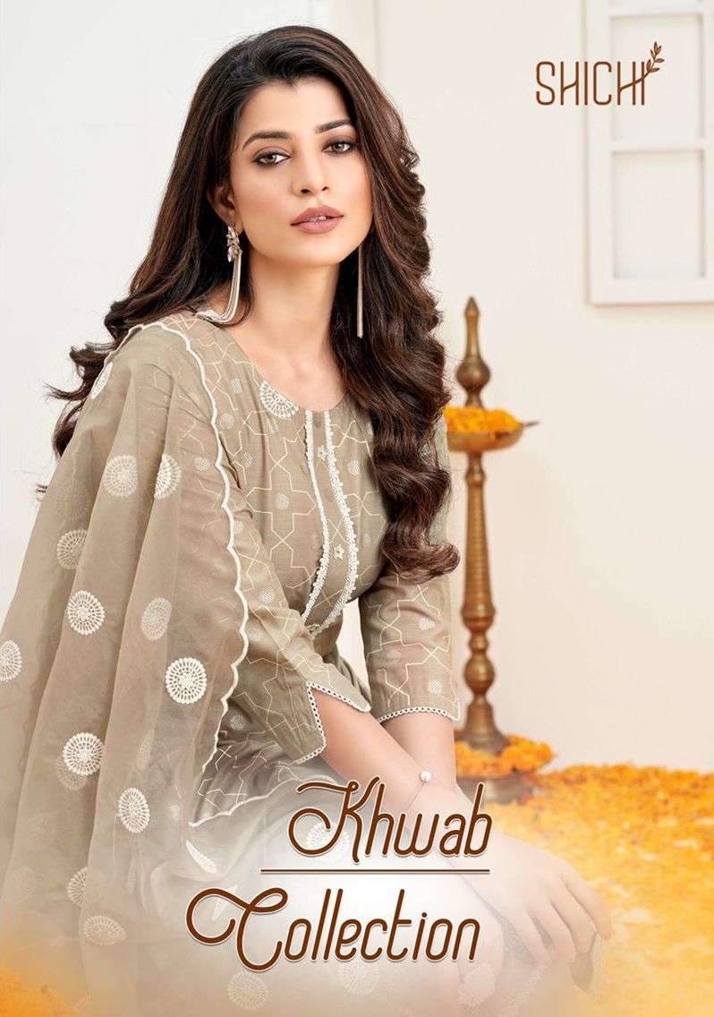 khwab by shichi cotton readymade 3 piece collection