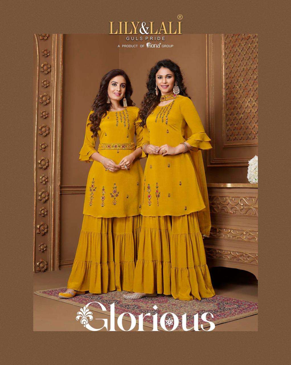 lily & lali glorious readymade garara style salwar kameez