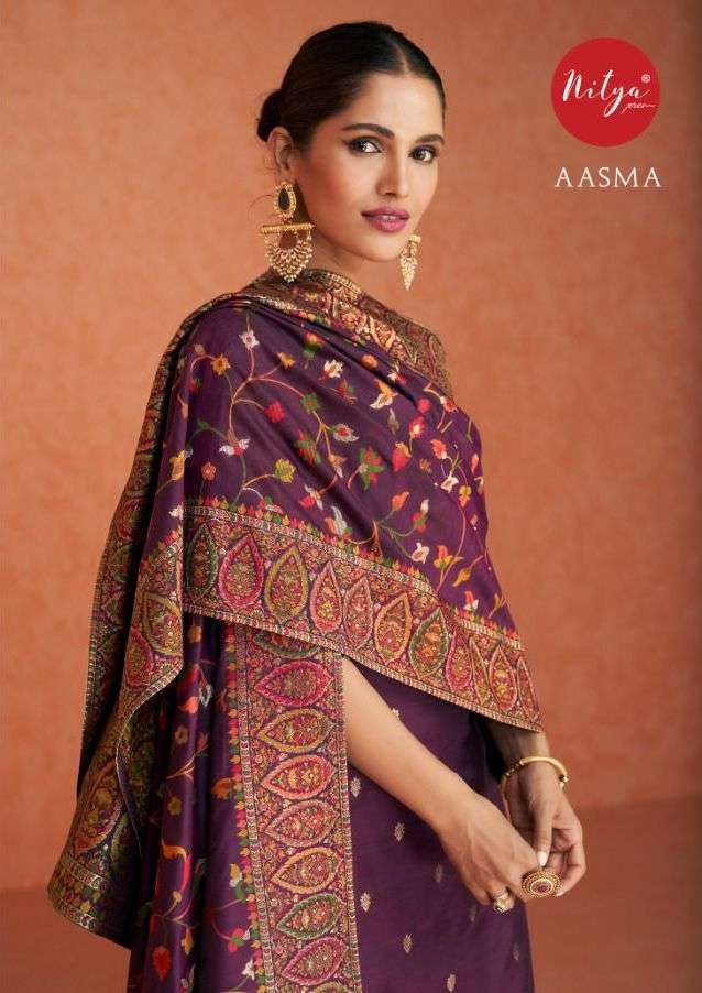 lt nitya aasma silk jacquard exclusive fancy suits