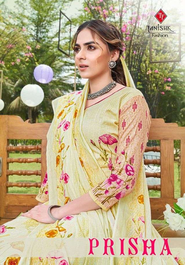 prisha by tanishk cotton dress materials