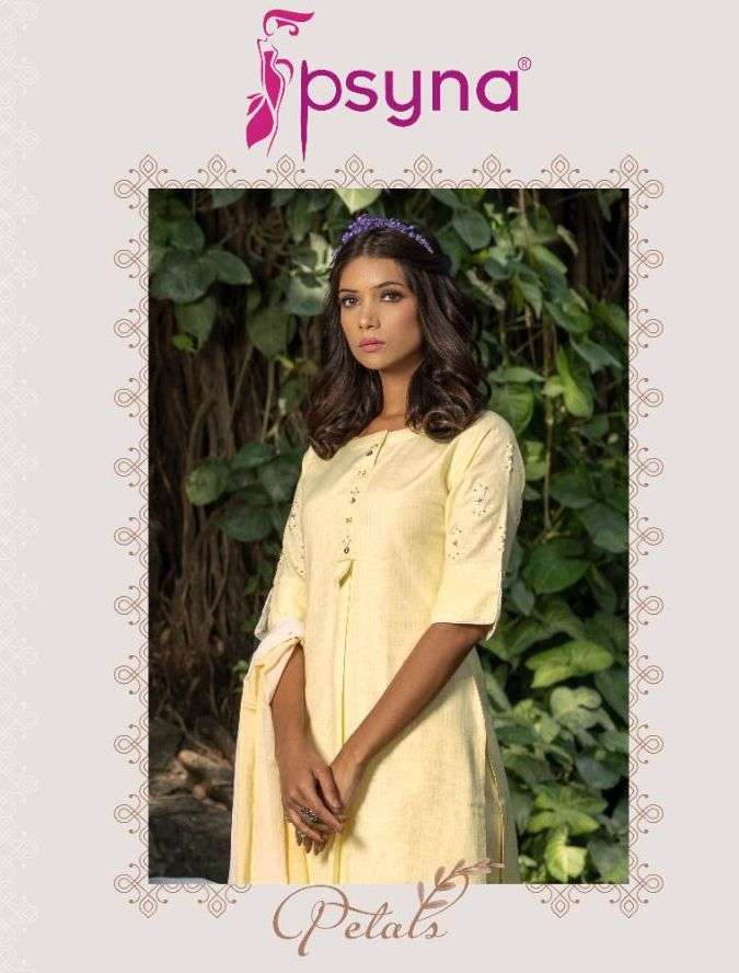 psyna petals readymade 3pcs top bottom with dupatta 