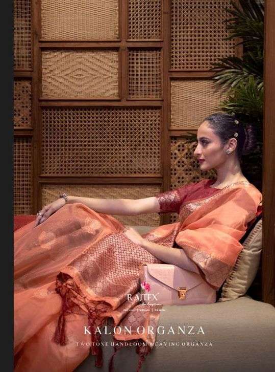 rajtex series - 248001 to 248006 kalon organza fancy saree collection in surat