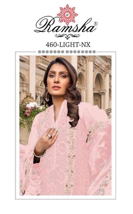 ramsha 460 light nx georgette elegant look pakistani dresses