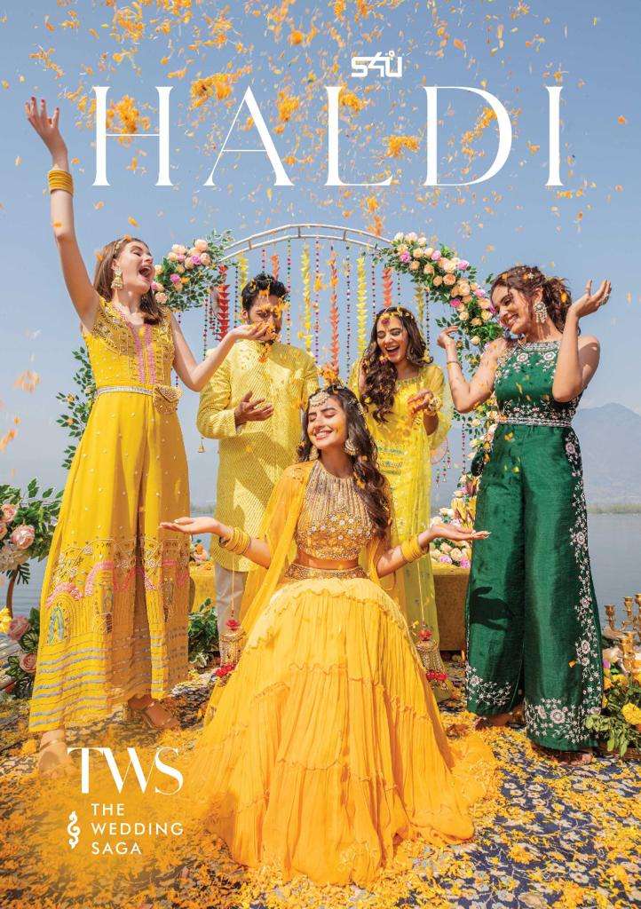 s4u present haldi for the wedding saga exclusive readymade dresses supplier