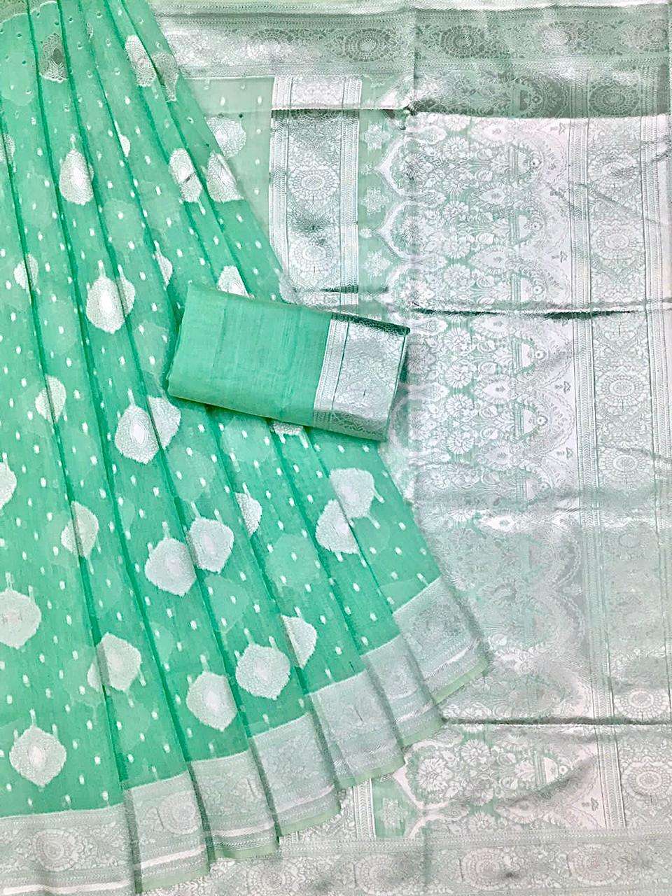 Saanvika Linen Cotton Silk sarees wholesales