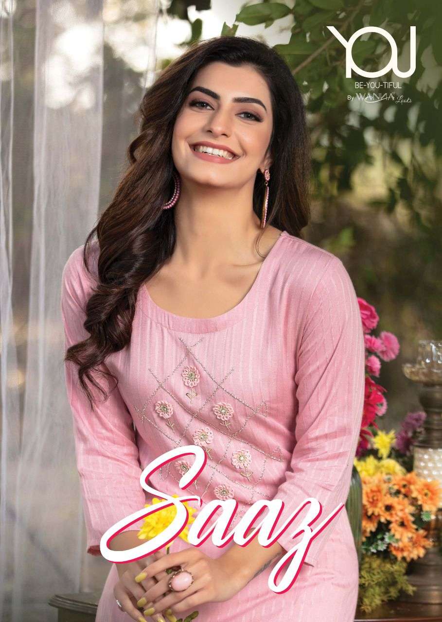 saaz by wanna fancy kurti with pant catalogue