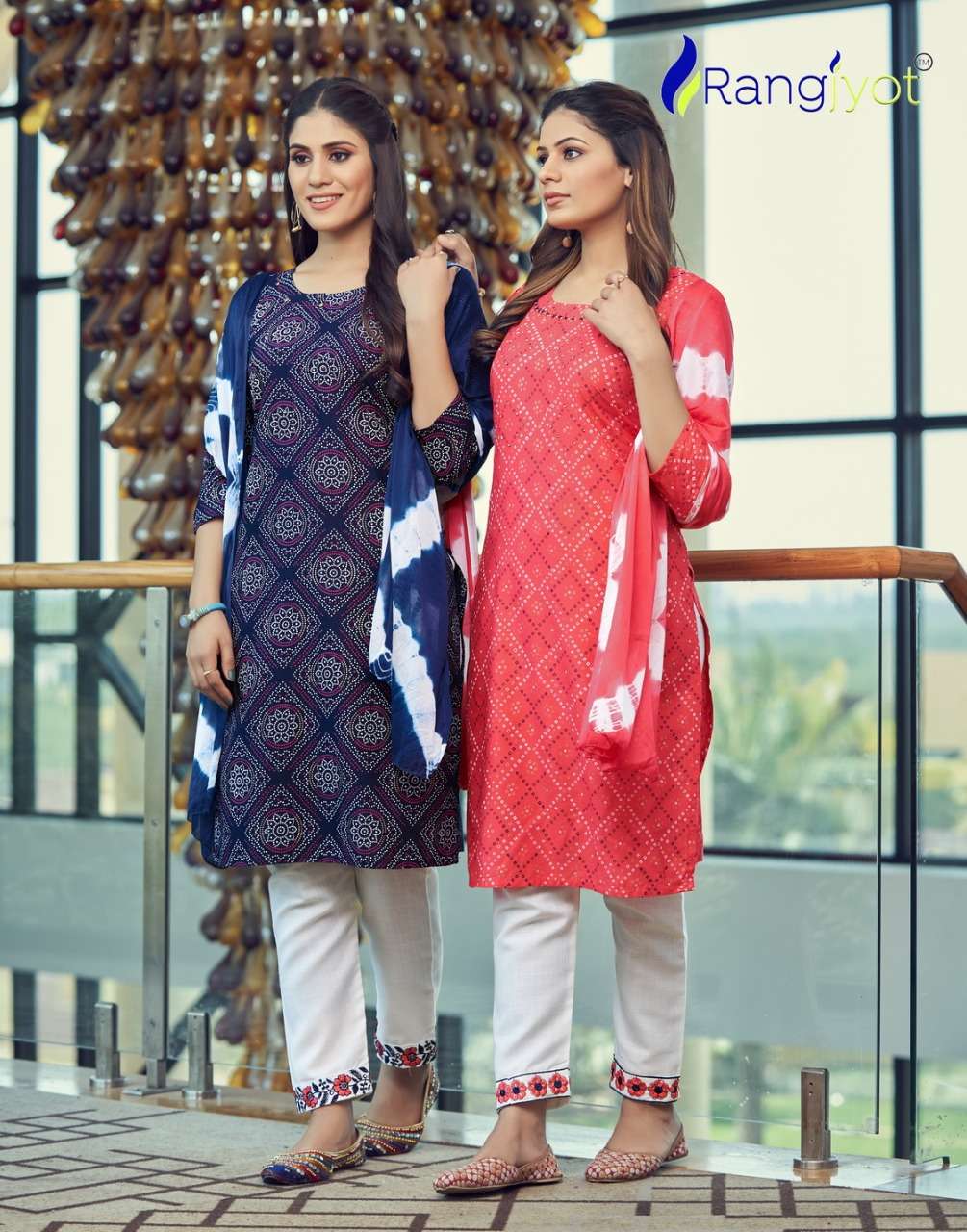 saheli vol 2 by rangjyot rayon printed readymade salwar kameez