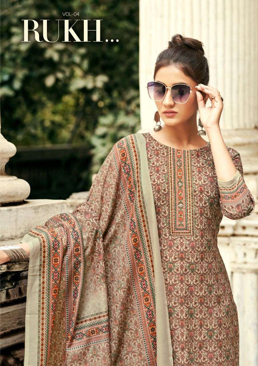 sargam rukh vol 4 pure lawn designer salwar kameez