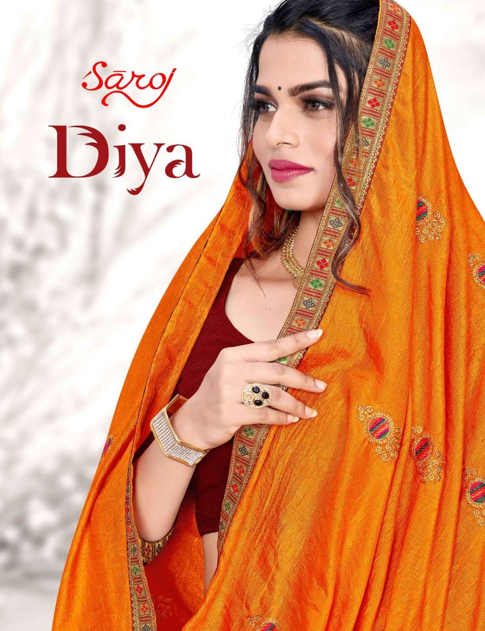 saroj diya kumari silk designer fancy sarees