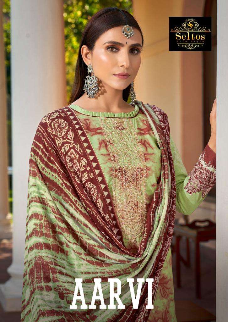 seltos present aarvi pure lawn pakistani dresses supplier