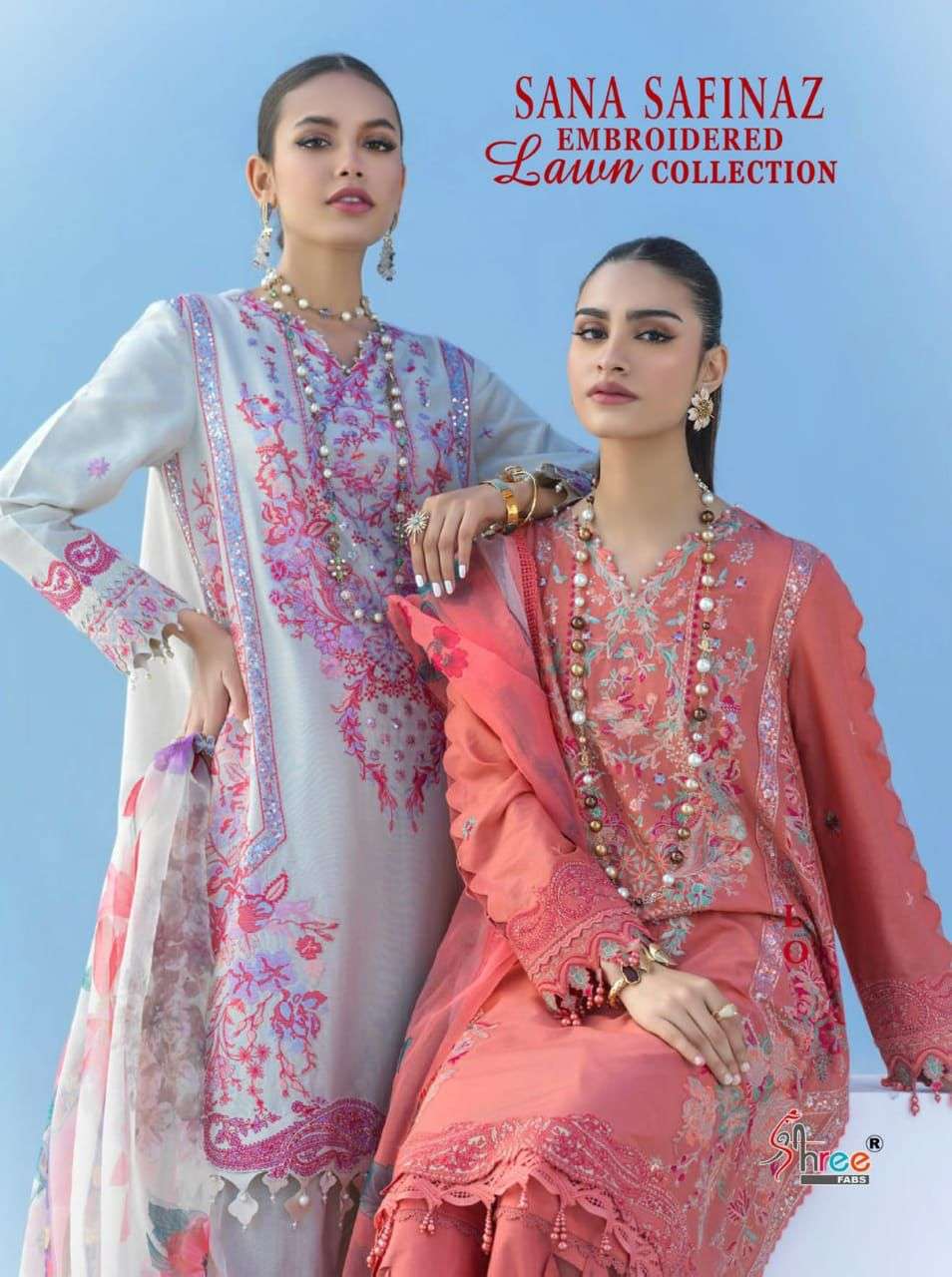 shree fab sana safinaz pure lawn cotton pakistani salwar suits