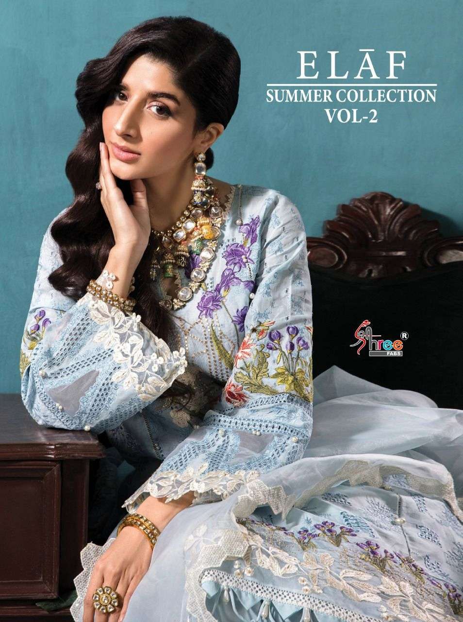 shree fabs elaf summer vol 2 cotton pakistani fancy dresses